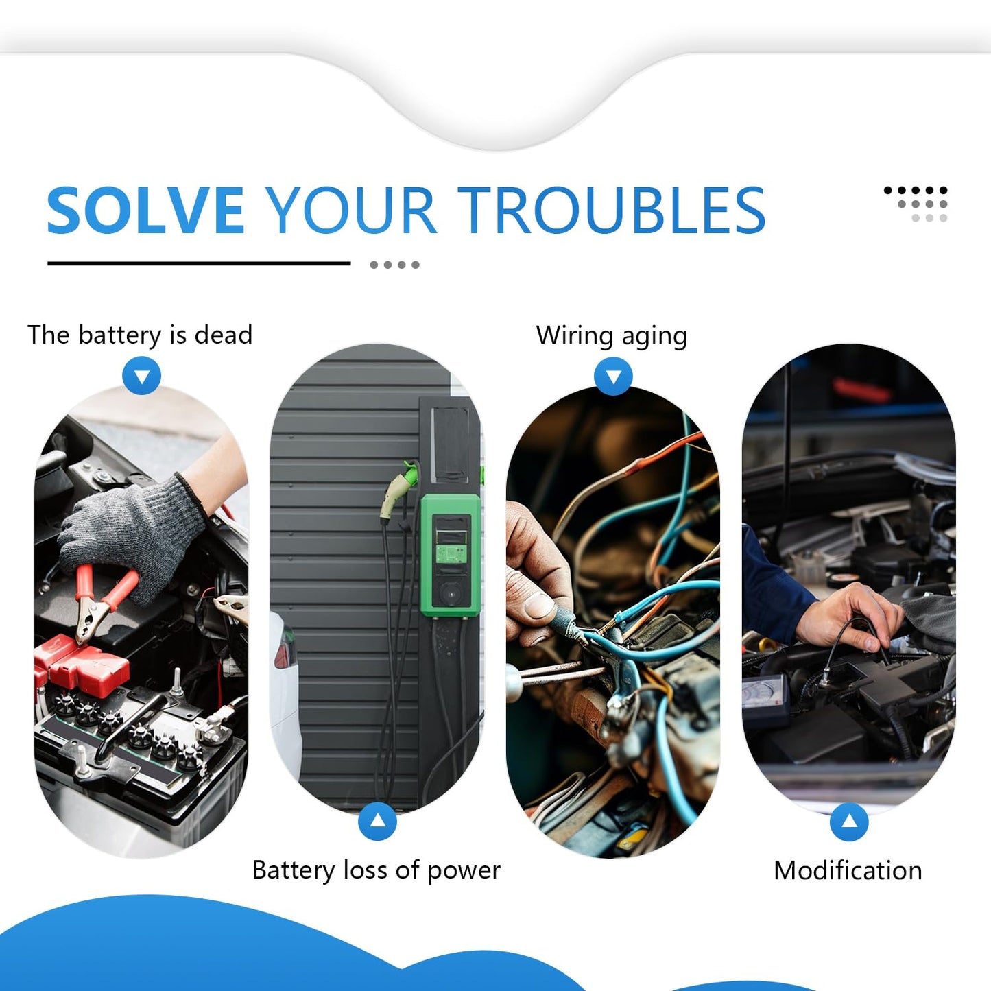 Battery Disconnect Switch, Heavy Duty Battery Shut Off Switch, High Current Master Battery Power Cut Isolator Kill Switch, Smart Battery Kill Switch for Car, RV and Boat