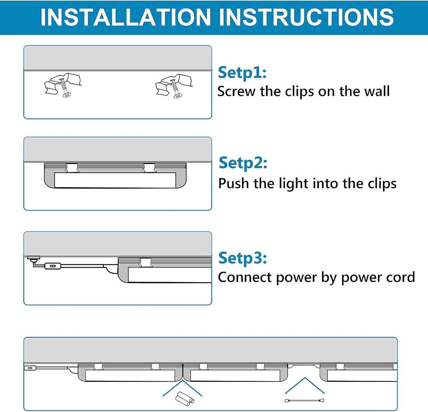 (12-Pack), 8FT LED Shop Light, Super Bright 110W Shop Lights, 19800LM 5000K 8 Foot Led Lights, LED Shop Lights Lighting