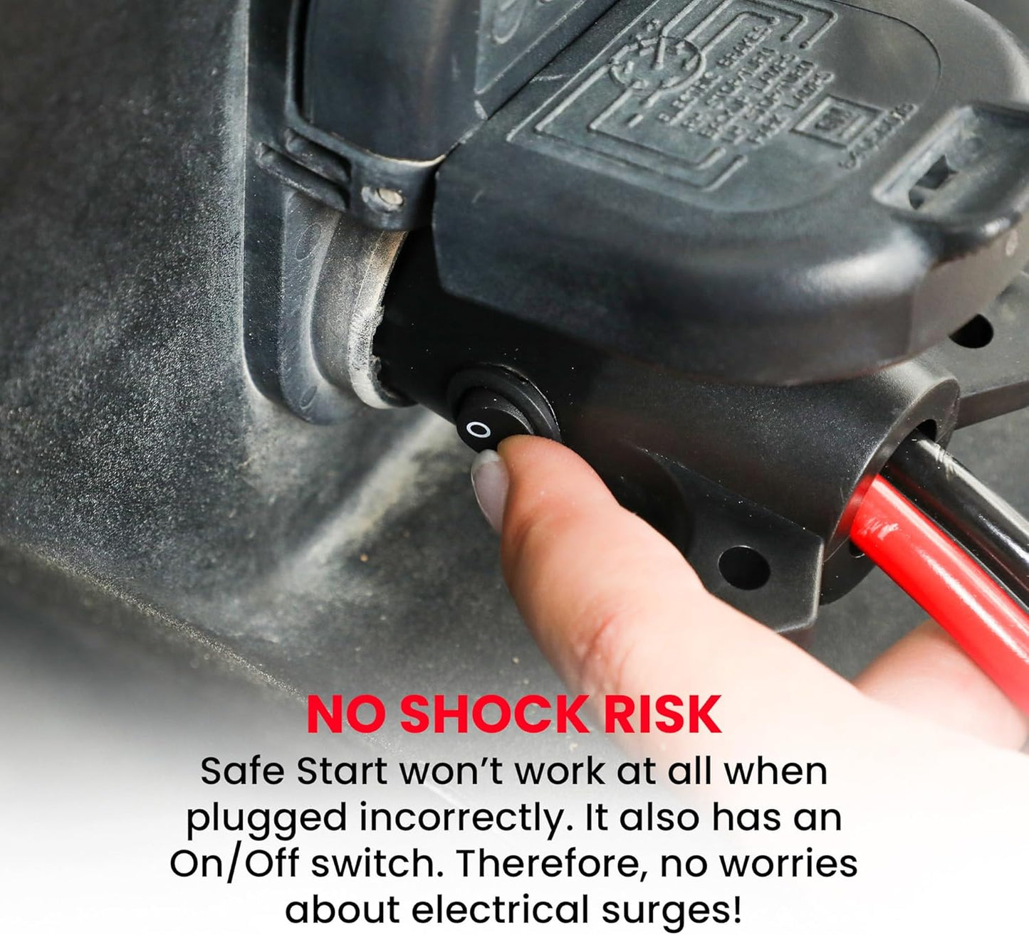 Jumper Cable | Heavy Duty Jumper Cables for Trucks, SUV | Self Rescue Car Jump Starter | Quick Connect, Built-in Lights, Portable | Prioritizing Safety | 6 Gauge Wire, 12 Ft.